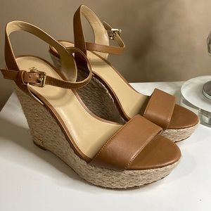 Michael Kors Brown Wedges